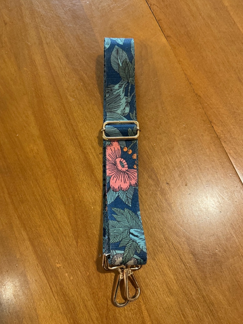 Allzedream Crossbody Strap Replacement Adjustable Guitar Style Flower Blue